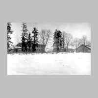 017-0067 Fruehlingsanfang 1926. Das Gutshaus Stanillien im Schnee..JPG